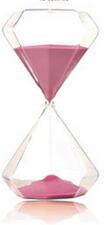 Grand 30 Minutes diamant sablier salon ameublement saint valentin sablier minuterie décoration ornements: pink / 15min