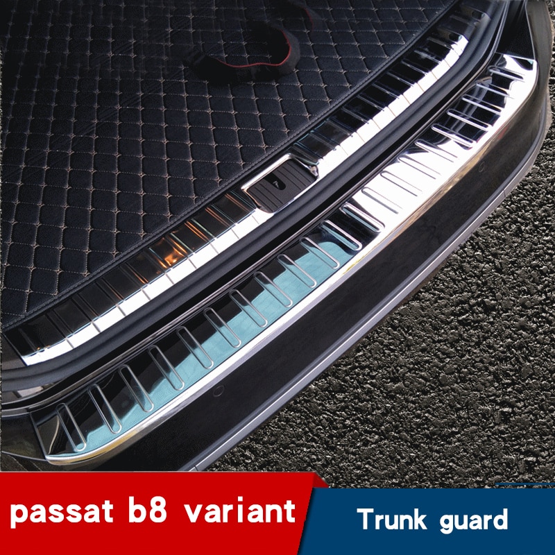 Kofferbak Bescherming Strip Staart Doos Decoratie Auto Sticker Voor Passat B8 Variant Kofferbak Accessoires Rvs