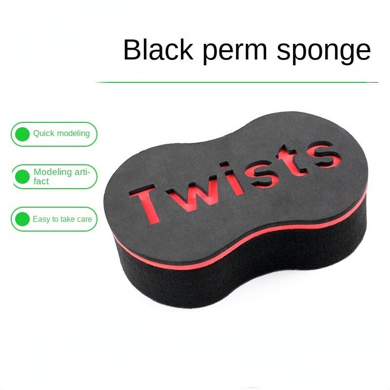 Ovale Dubbele Kanten Magic Twist Haar Borstel Spons, Spons Borstel Voor Natuurlijke, afro Coil Wave Dread Spons Borstels Haar Krultang: Red