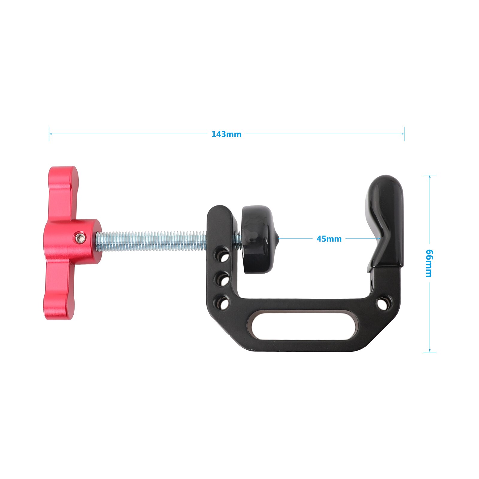 CAMVATE Universal C Clamp Mount Camera Desk Clamp With 1/4" &amp; 3/8" Thread Holes For Camera Monitor Flash Video Light Mounting