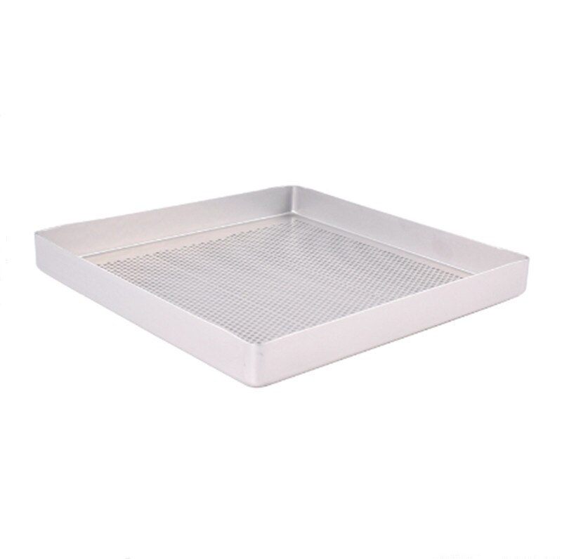 Vierkante broodvorm met gaten bakplaat oven rechthoekige gebakskeuken koekenpizzavorm cake bakkerijgereedschap bakvorm