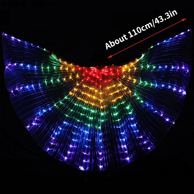 Ailes Led lumières papillon Led ailes Led mariée mariage fou fête de mariage temps fête de mariage Rave accessoires Alas Luces Led: Saphir profond