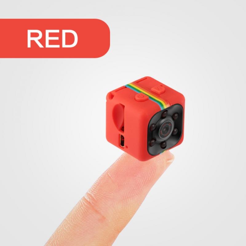 1080/960/720P Camera Mini Camcorders Night Vision Sensor Dashcam USB Chargeable Camera With Microphone For DV DVR: Red / 1080P