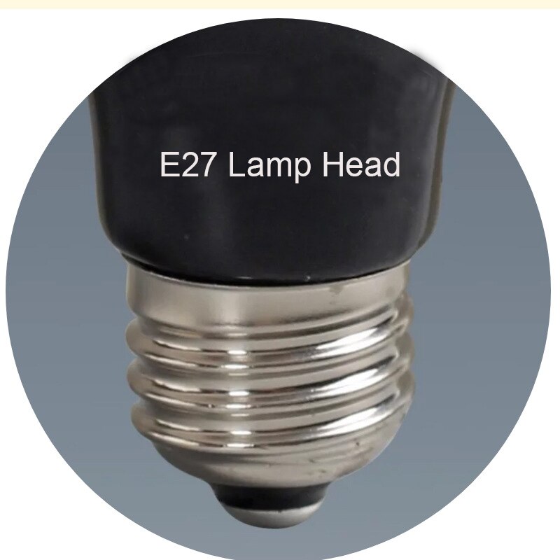 Lampe chauffante en céramique, émetteur de chaleur à infrarouge noir, ampoule pour animaux de compagnie, 25W 50W 75W 100W E27, 220V