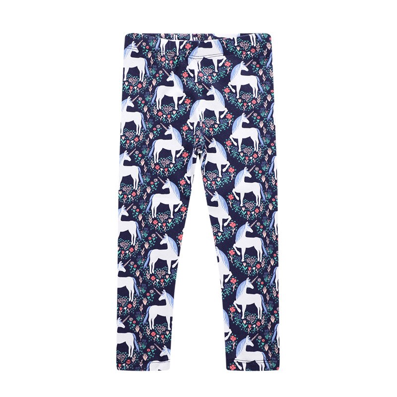 Girls 'Calzamaglia pantaloni del bambino del cotone di marca per bambini Calzamaglia delle ragazze pantaloni stretti stampato Unicorno per bambini Calzamaglia 1138