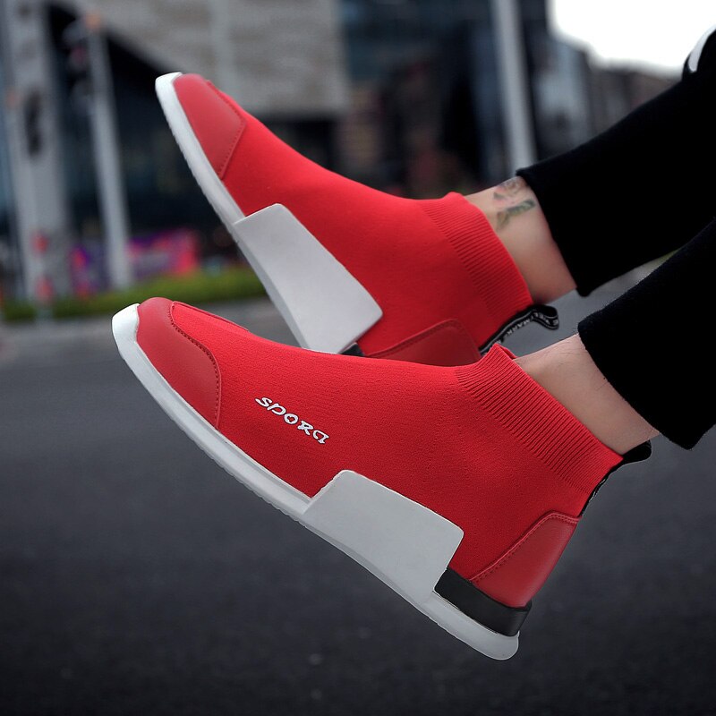 Mannen Sok Schoenen Lopen Sneakers Mesh Schoenen Fitness Sok-Achtige Sapato Masculino Mannelijke Sneakers Tenis Casual Volwassenen Trainers