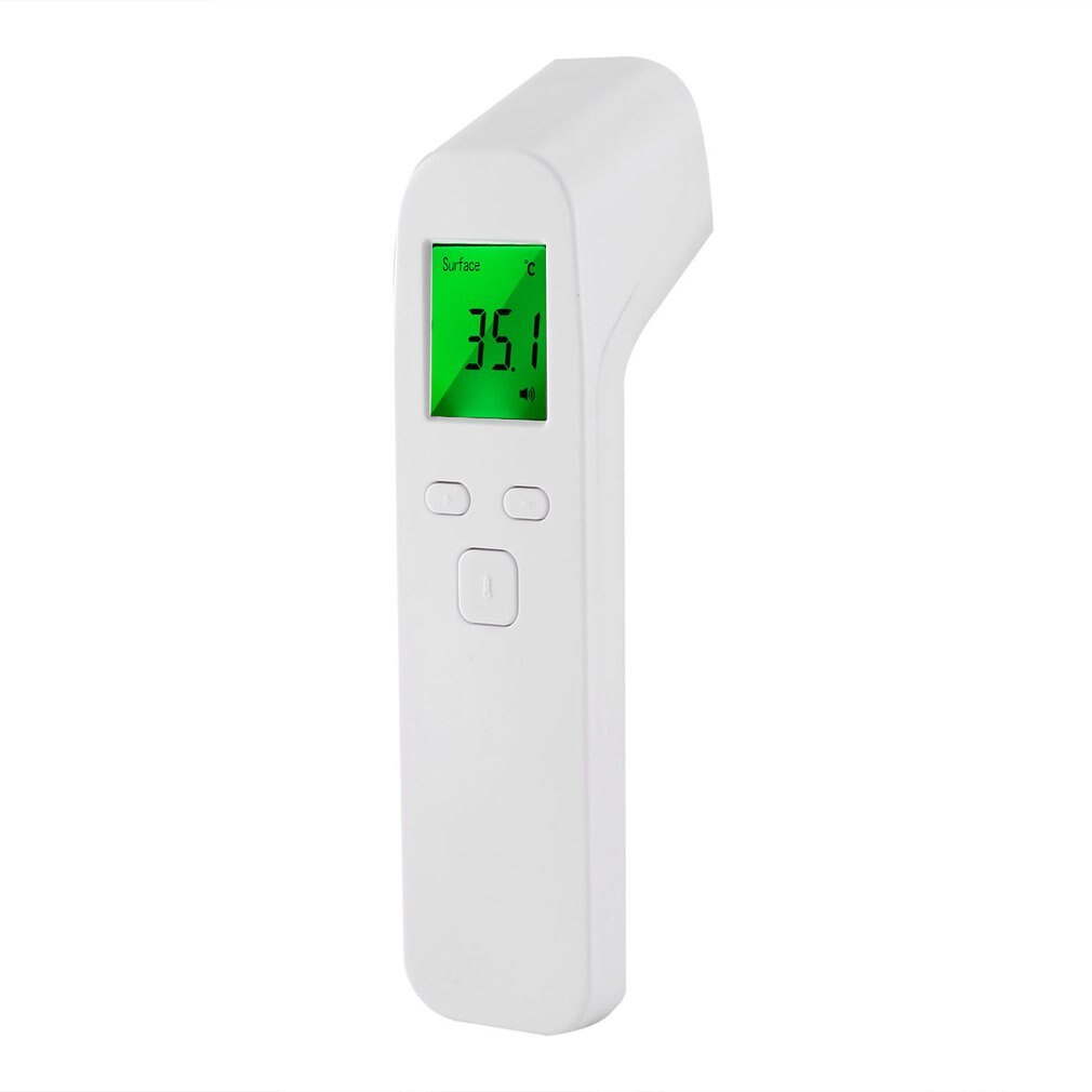 XT-02 Infrared Thermometer Digital Handheld Infrared Thermometer High Precision Measures Body Temperature: Rose Red