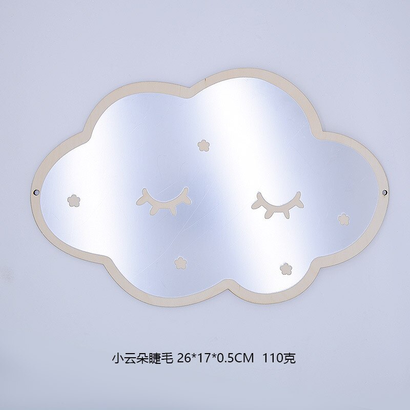 Ins Nordic Style Wall Decor Kid Children's Room Decoration Acrylic Mirror Self-adhesive Spot Living Room Bedroom Wall Decorative