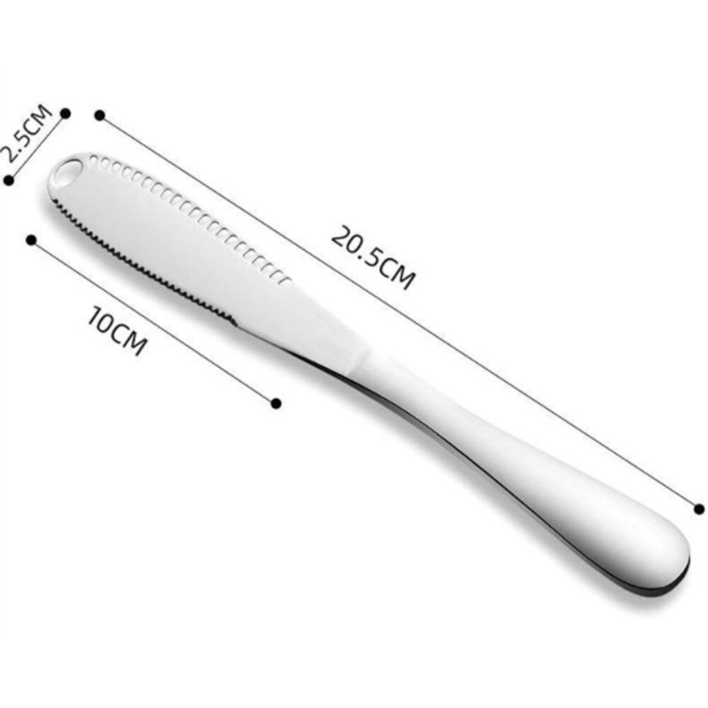 Multifunction Safe Cheese Knives Stainless Steel Butter Cutter Cheese Jam Spreader Cream Cutter Utensil Cutlery Dessert Toast