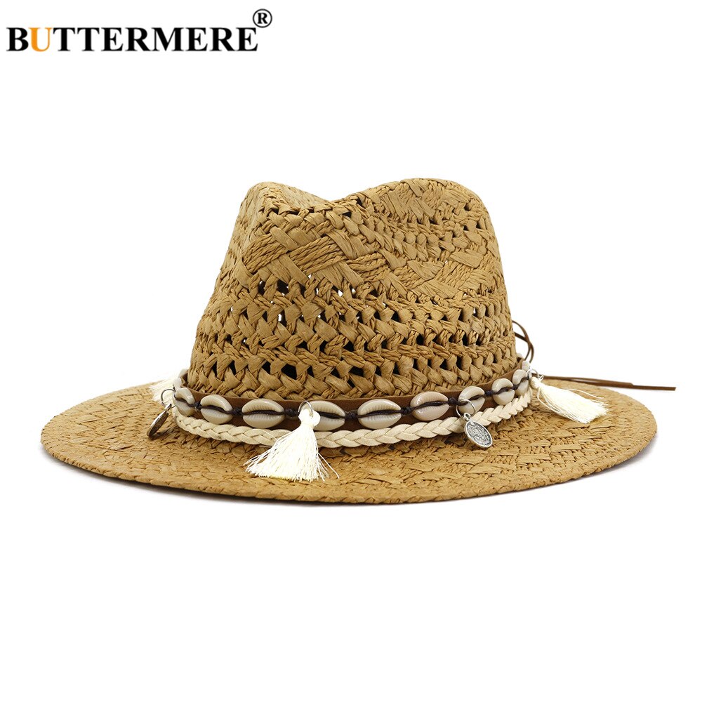 Buttermere dames zomerhoeden panama zonnehoed handgebreide strohoed dames strand sombrero buiten heren dames fedora zomerhoed