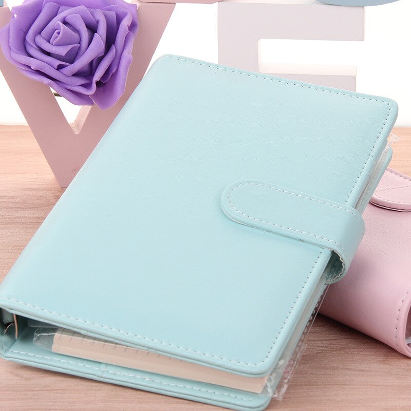 A6/A5 Notebook Diary Leather Case Personal Binder Plan Schedule Storage Folder