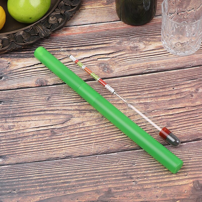 Triple Scale Hydrometer 3 Scale Tester Self Brewed Wine Sugar Meter Alcohol Measuring For Home Brew Wine Beer Alcohol Testing