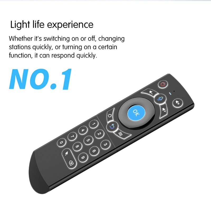 G21 pro bakgrundsbelyst gyroskop luftmus röstuppringning 2.4g trådlös usb fjärrkontroll för android tv box fjärrkontroll