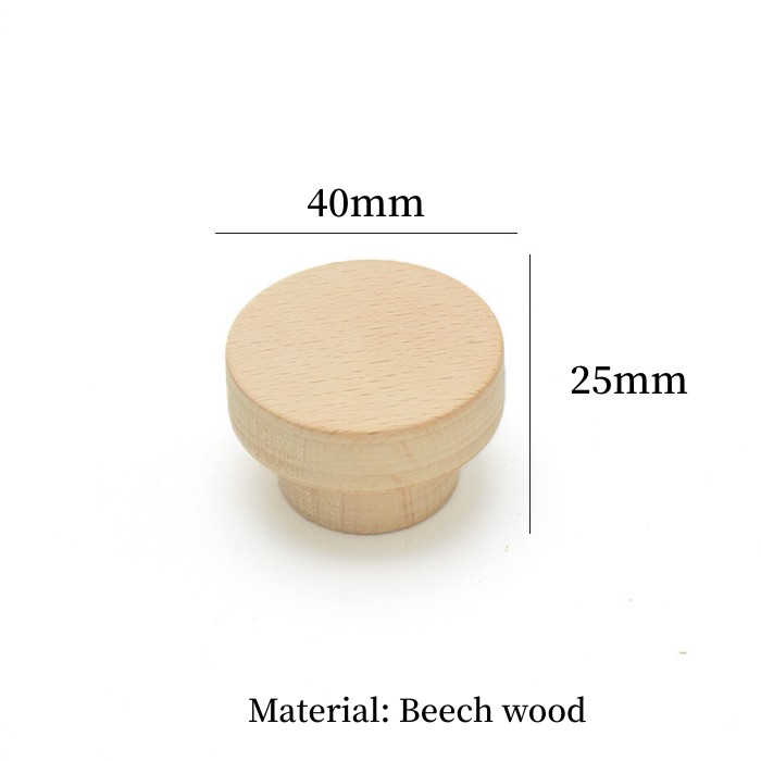 Pohjoismaiset puiset kaapin vetimet, suuret puoliympyrän muotoiset puuhuonekalujen oven vetimet, mustapähkinäiset vaatekaapin vetimet, puolikuun muotoiset puiset vetimet: Punainen