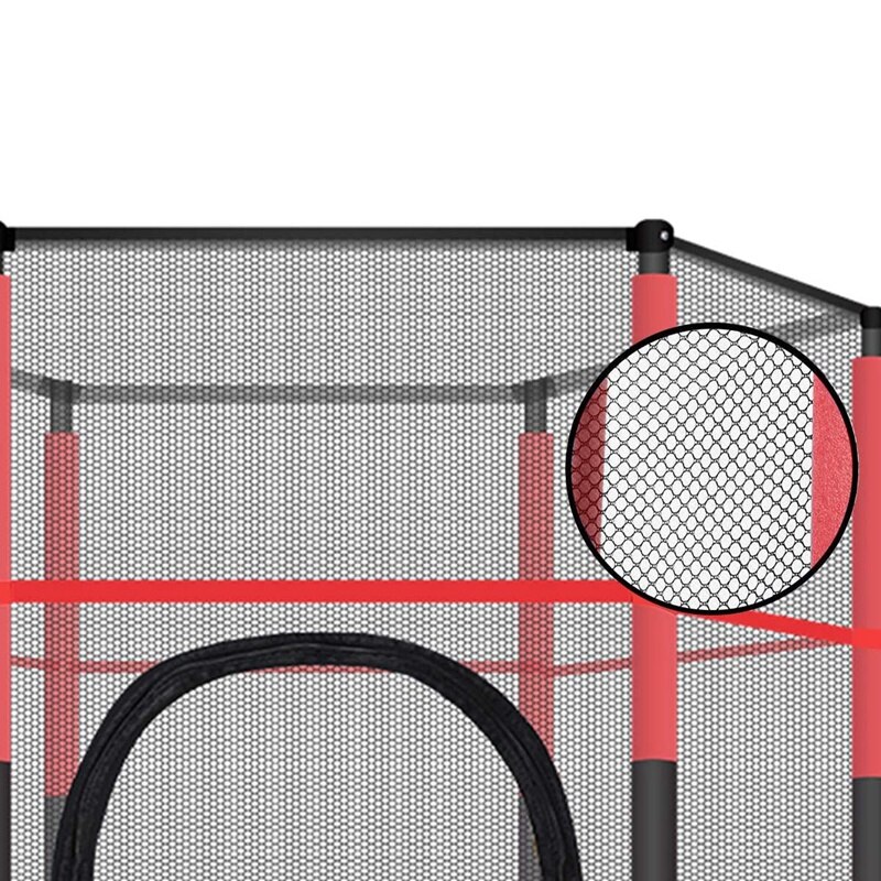 Trampoline Vangnet Voor 55Inch Kid Ronde Trampoline Ademend En Weerbestendig Trampoline Netto Vervanging