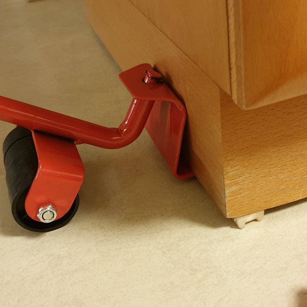 Kit de déplacement de meubles pratique, ensemble de cinq pièces pour déplacer des objets lourds, outil de quincaillerie pratique