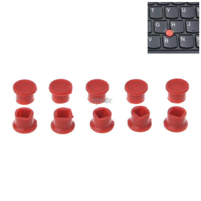 10 pçs tampas vermelhas para lenovo ibm thinkpad mouse portátil ponteiro trackpoint boné 2 tipo z08 navio da gota