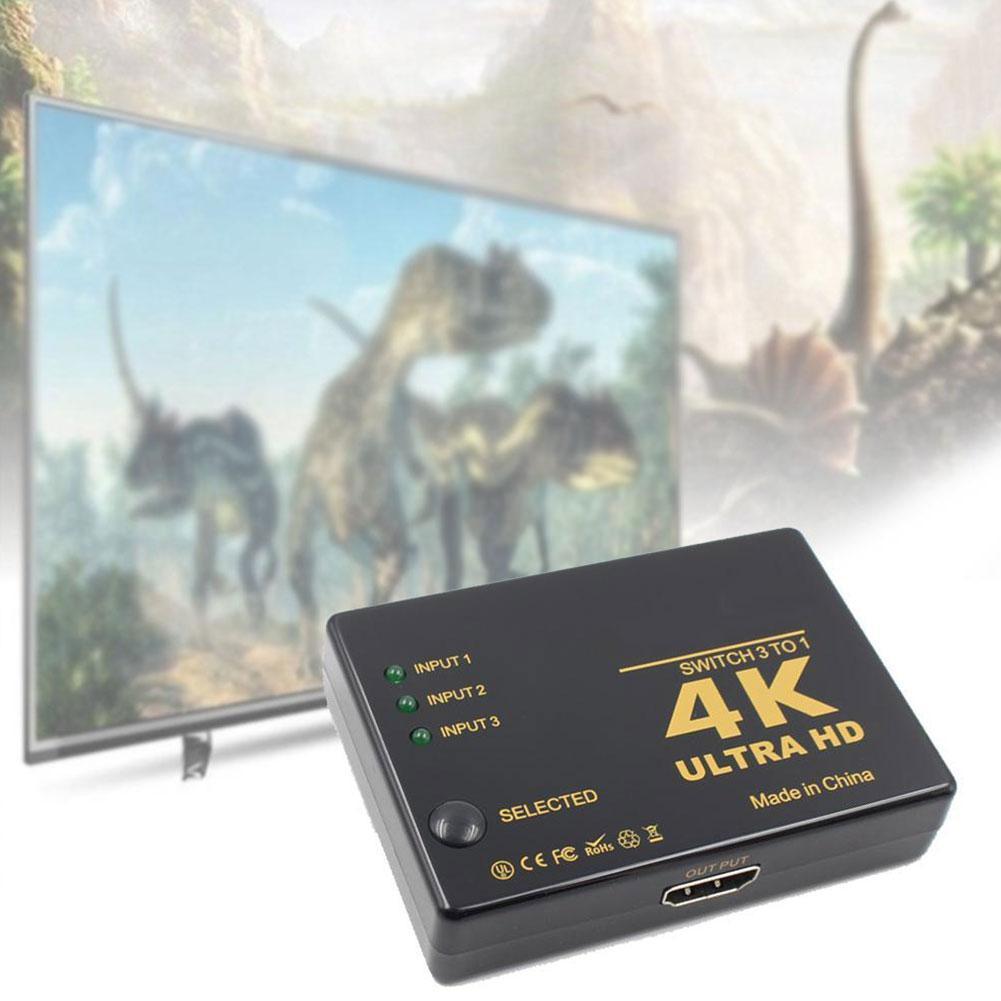 1080P 4K * 2K Hdmi Video Switch Switcher Hdmi Splitter 3 Ingang 1 Uitgang Hub Voor dvd Hdtv PS3 PS4