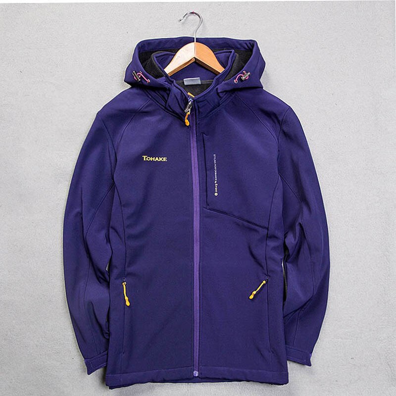 SCRIOSADH – veste de sport en polaire pour femme, manteau , imperméable, coupe-vent, pour extérieur, randonnée, skateboard: Purple / 115 XXL