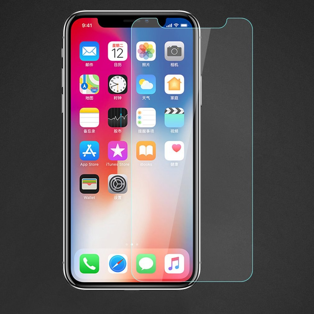 Dello Schermo del telefono Per Il Iphone 5 5S 6 6S 7 8 Più di X Xs Max Xr Temperato Dello Schermo di Vetro protector No Posizione del Foro Anti-Graffio