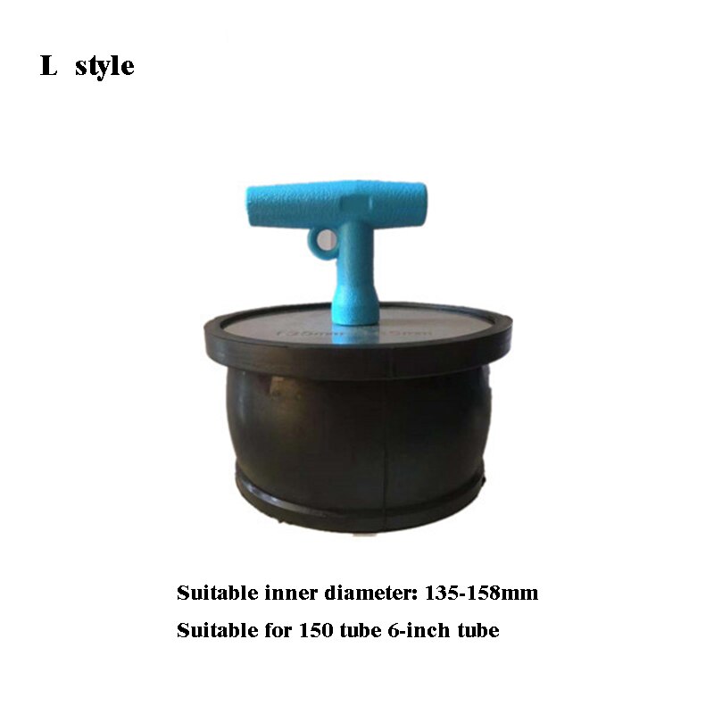 Rubber Plug With Handle Sewer Drain Pipe Plug Return Pipe Plugging Water Channel Sealing: L