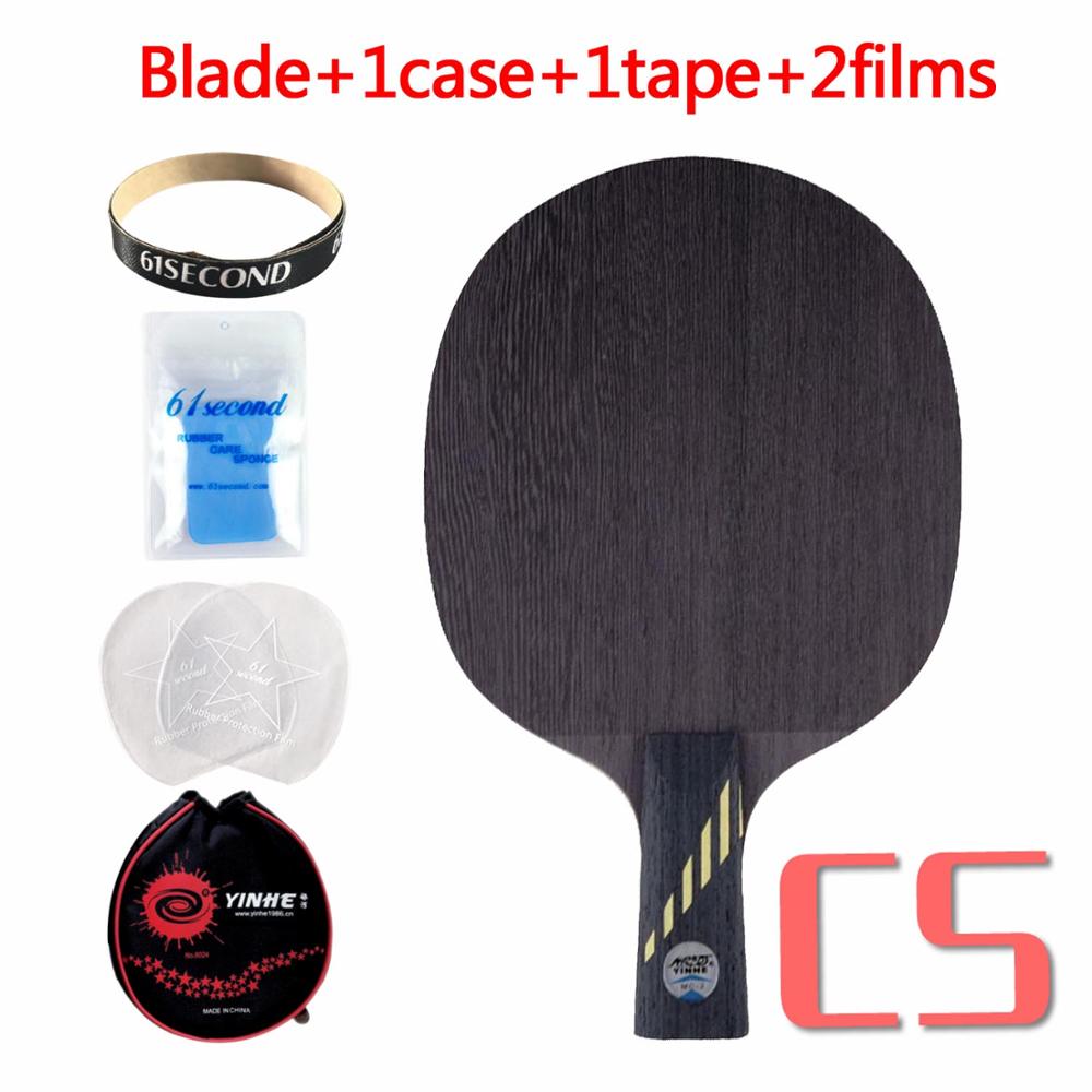 Hoja de tenis de mesa Galaxy Milky Way Yinhe MC-2 MC 2 MC2, para raqueta de ping pong: CS with YM case
