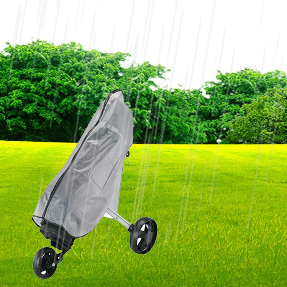 Rod Protector Antistatic Waterproof Dustproof Wear Resistant Transparent Golf Rain Cover Store Outdoor Rainproof PVC Bag Zipper