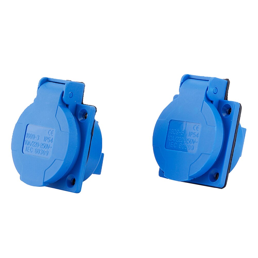 Five-hole Industrial Outlet 10A Waterproof Outlet IP54 250V Concealed Wall Outlet for Industrial