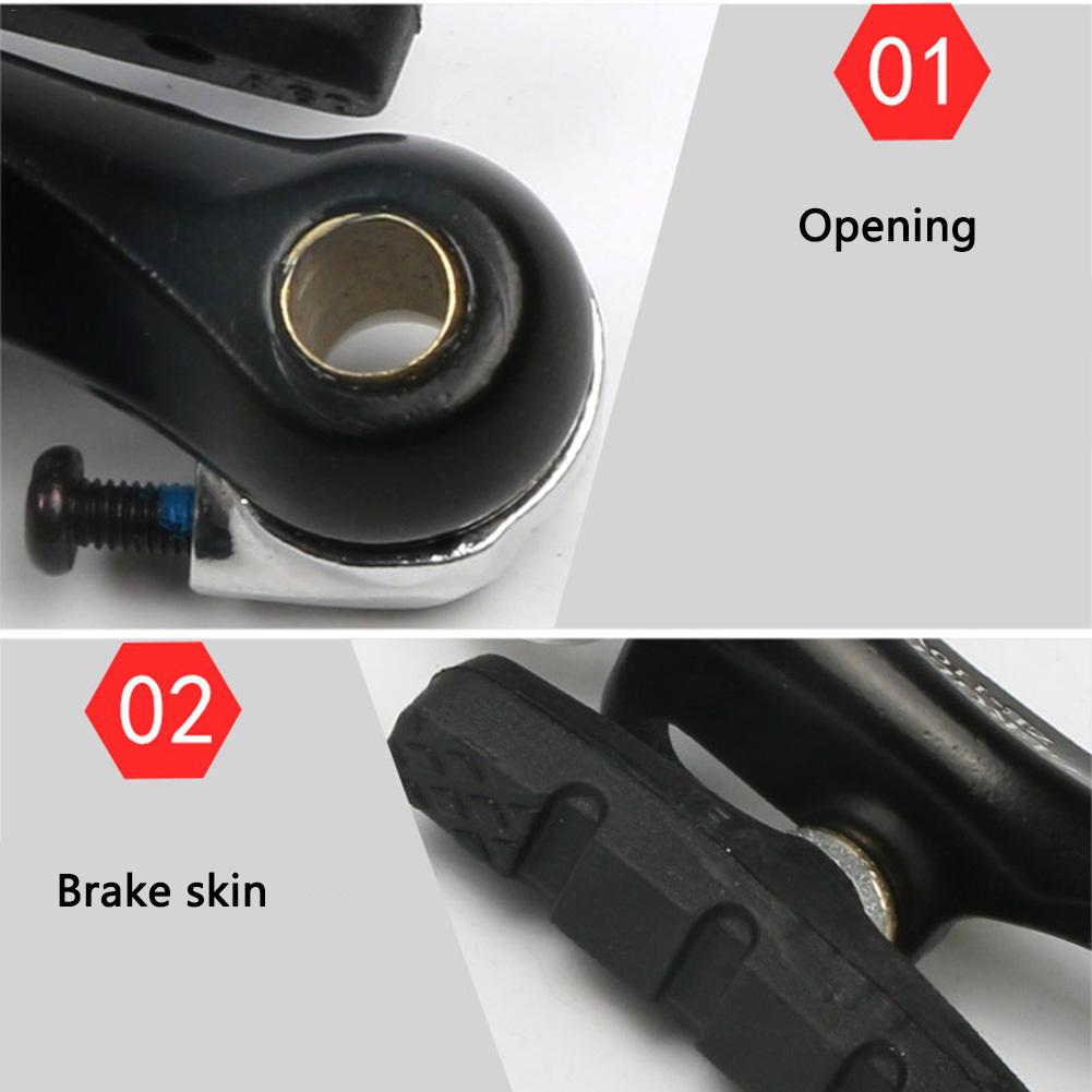 V-Brake Set Für Mountainbikes – 1 Paar, Aluminium, Schwarz, Inkl. Bremsbeläge & Zubehör