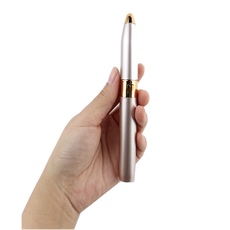 Mini depiladora eléctrica recargable por USB para cejas, afeitadora de labios y cara, 40 #1016