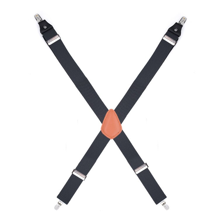 Top Lovely Kids Adjustable Clip-On Braces Boys Girls X-Back Suspender Child Elastic Adjustable Braces 3.5x83cm