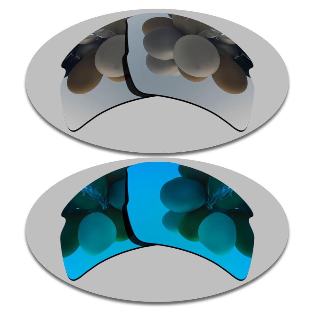Polarisierte Sonnenbrille Ersatz Linsen für-Flak 2,0 XL OO9188 Rahmen-Mehrere Optionen: Silver-Sky Blue