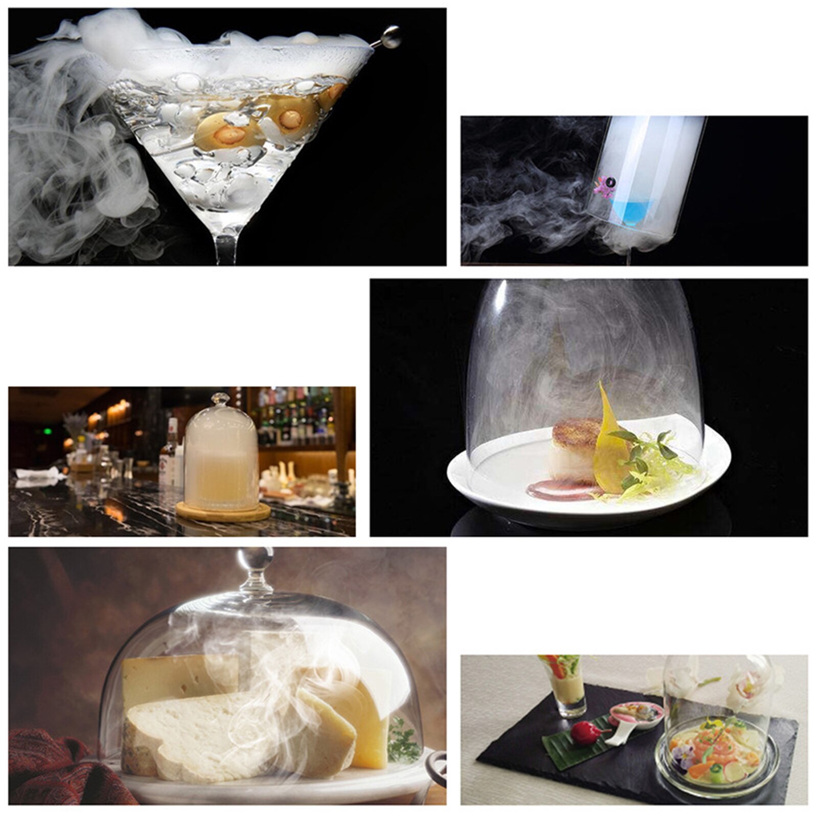 Kök rökpistoler med flis för bar matlagning kött bbq drycker ost cocktails bärbar rökare rökning vapen bbq mat trä