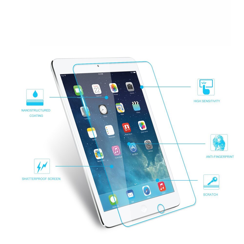 Tempered glass screen protector for ipad mini 4 5 ipad mini 4th 5th generation 7.9'' protective film