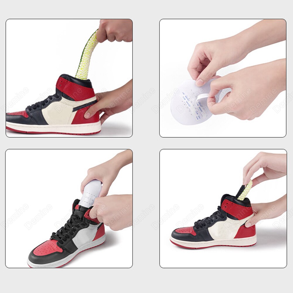 Demine Anti pli boucliers baskets protecteur pour chaussures Anti-rides embout Support chaussure civière expanseur chaussures de sport bouclier
