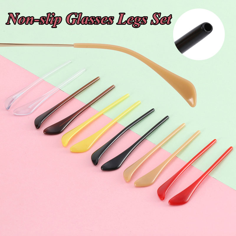 Lunettes de soleil antidérapantes en Silicone, 1 paire, couvre-jambes, support de crochet d&#39;oreille antidérapant, protège-oreilles