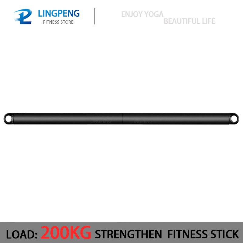 250LBS Set Workout Bands Exercise Bands 5 Tube Fitness Bands with Door Anchor Handles Legs Ankle Straps and fitness stick: FITNESS BAR UPGRADE