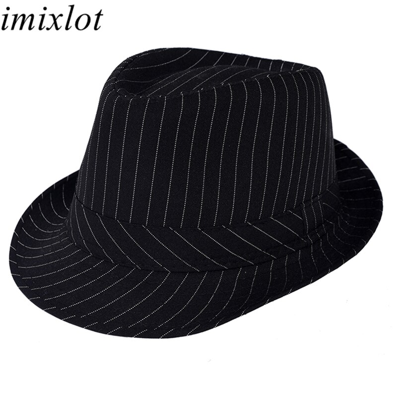 Jazz Rapper Hat Imixlot Retro Stripe Jazz Hat Men Summer England S... – Vicedeal