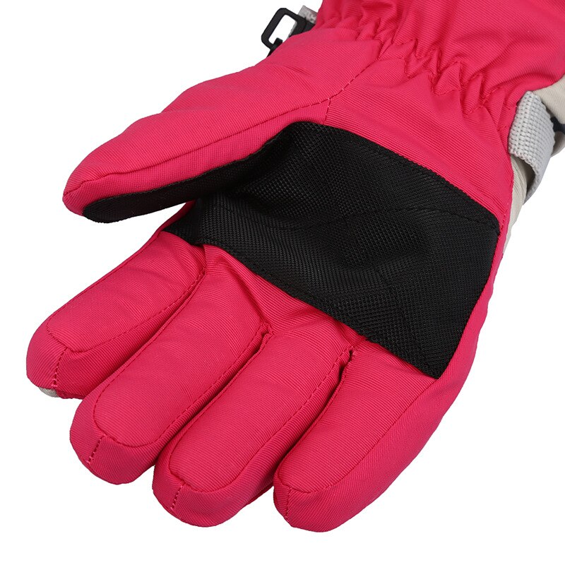 Crianças Luvas do Inverno Luvas Quentes Luvas de Esqui Snowboard À Prova D' Água 2020 Para Crianças-Full finger Luvas Cinta Luvas Para Esportes Ao Ar Livre