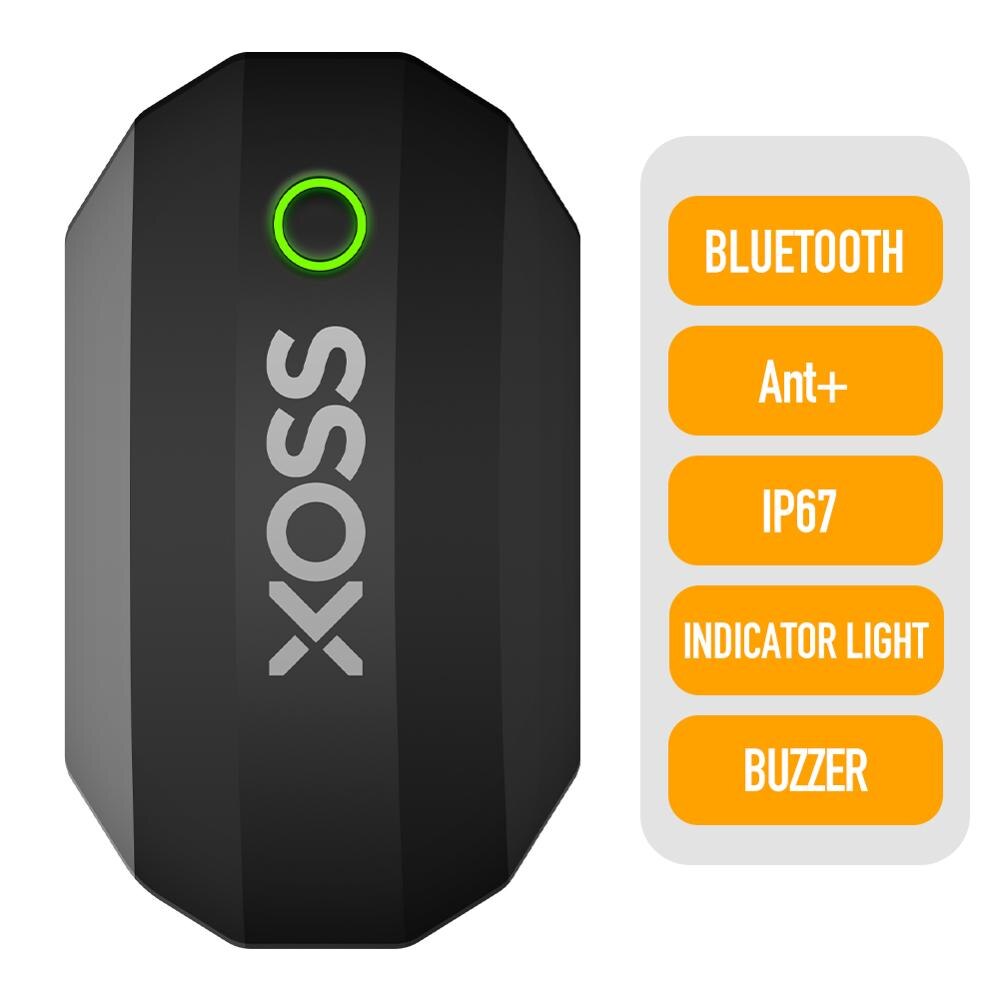Xoss gps fietscomputer draadloos fiets snelheidsmeter racefiets mtb waterdicht bluetooth ant+ fietscomputer g plus computer: Xoss hrm