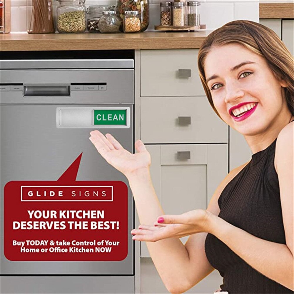 Clean Dirty Sign Dishwasher Magnet Slider Indicator Clean Dirty Sign Dishwasher Magnet Slider Indicator Suit Kitchen Tool