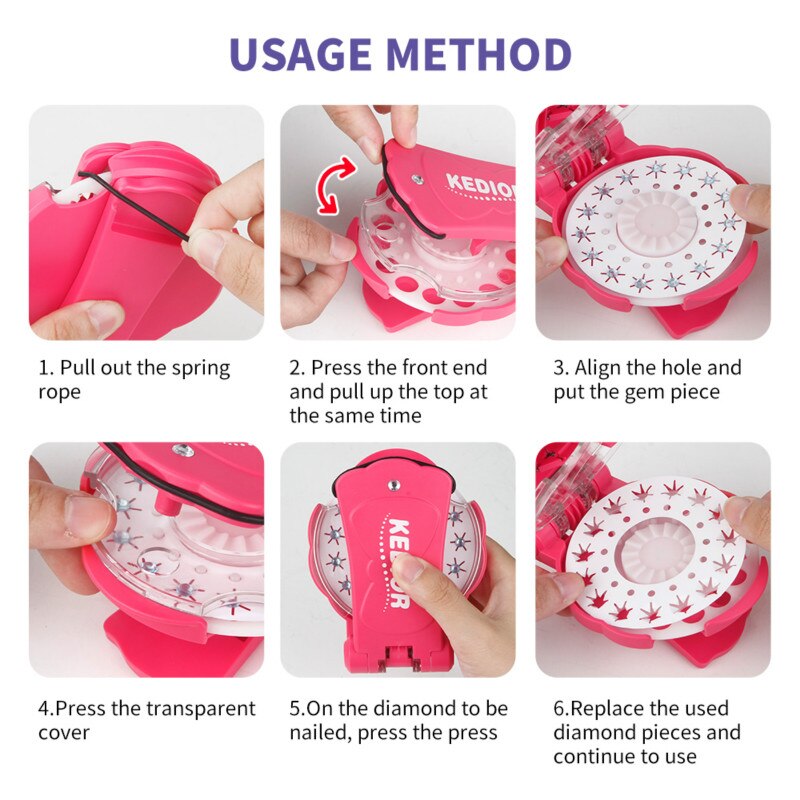 Mode 180 Gems Blingers Deluxe Set Speelgoed Pretend Play Jewel Refill Set Diy Meisjes Haar Styling Tool Diamant Sticker Speelgoed