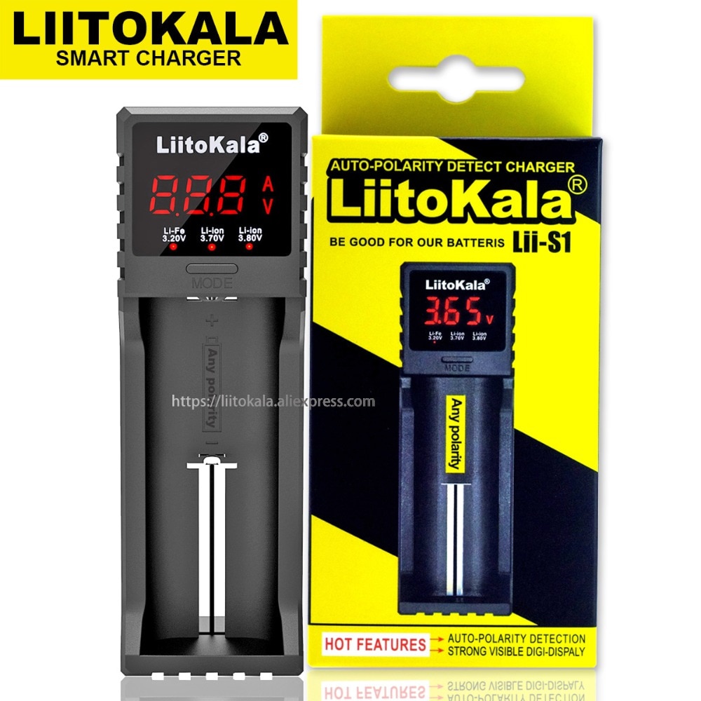 Liitokala Lii-S1 Lii-S2 Lii-S4 Lii-500 Lii-PD4 Voor 21700 26650 Aa Aaa 18650 Oplaadbare Batterij Oplader