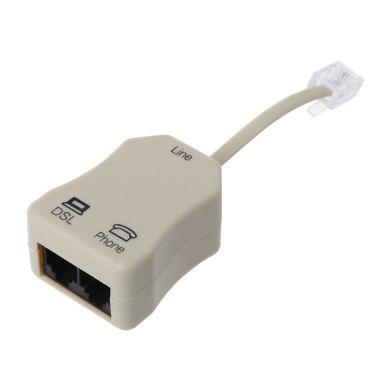 Módem ADSL portátil, teléfono, Fax, filtro divisor en línea, red, 1 ud.: Default Title