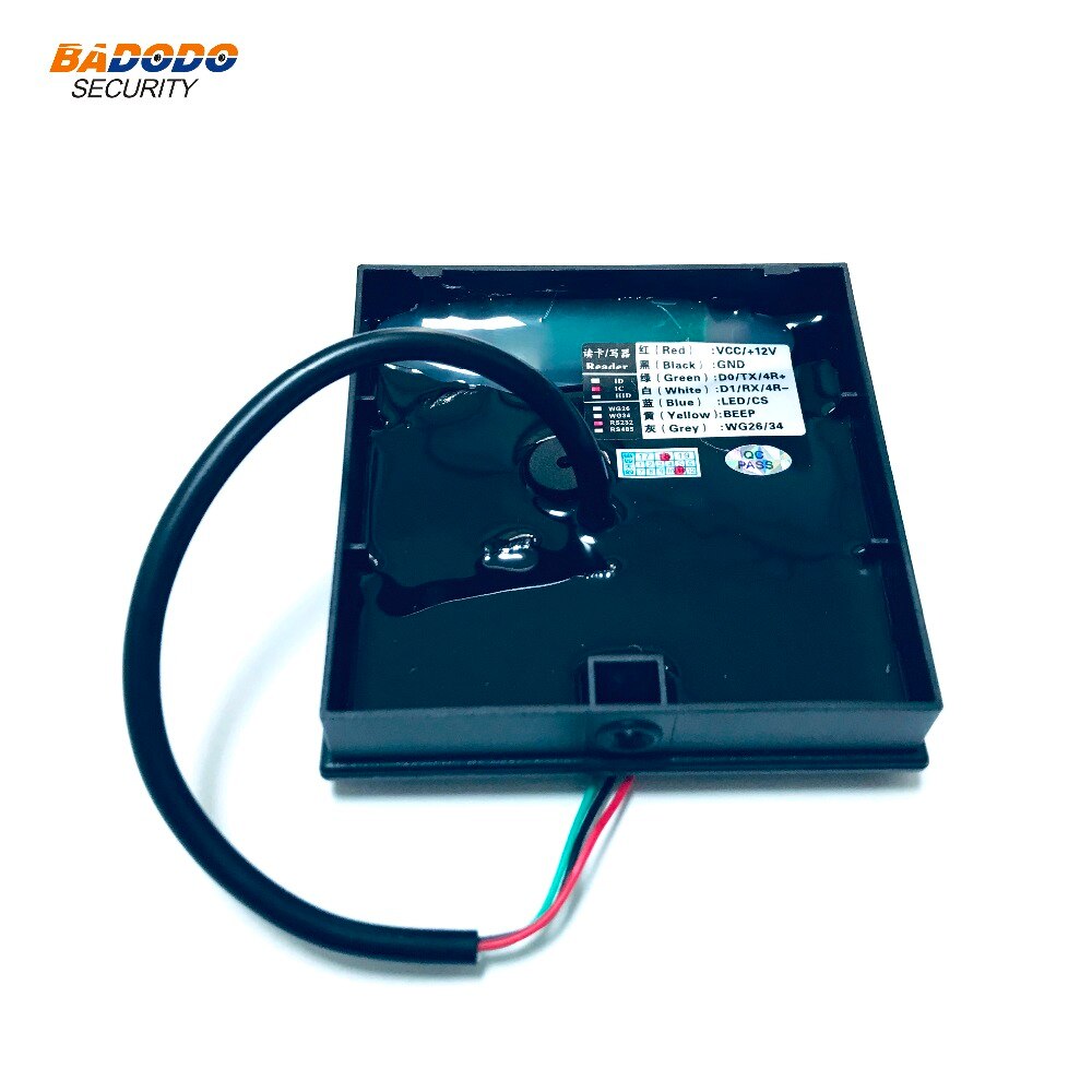 Wasserdicht 125KHz RFID em Oder 13,56 MHz MF IC Kartenleser WG26 RS232 RS485 Ausgang Kommunikation