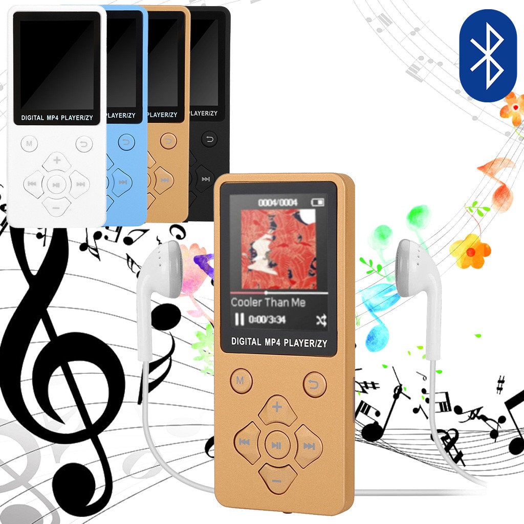 #10 Portable bluetooth MP3 Player Colour Screen FM Radio Video Games Movie Lossless sound noise reduction