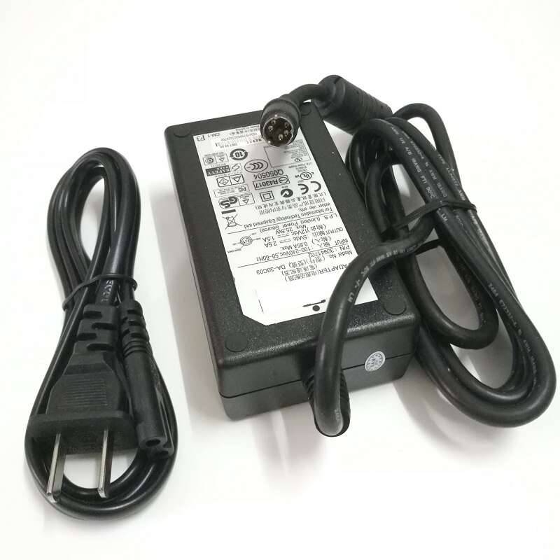 HDD Power Adapter 12V1. 5A 5V2. 5A Dual Output 5 Pin Ronde