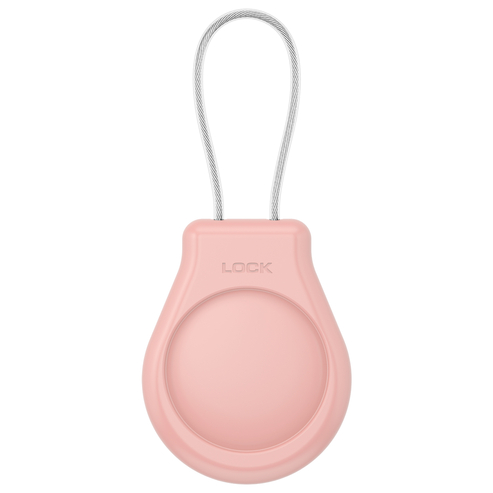 Für Apple AirTags Hülle Schlüsselanhängerhalter mit Drahtkabel 360-Grad-Schutzhülle für Gepäck, Rucksack, Schlüssel, Haustiere, AirTag-Halter: 橄榄绿