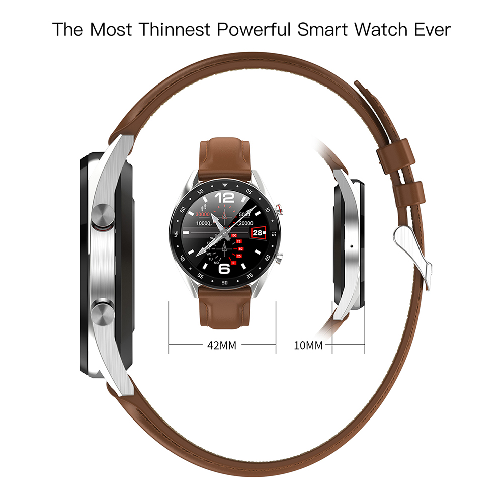 Microwear L7 SmartWatch Männer IP68 Wasserdichte Smartwatch Fitness Armbinde Tracker Armbanduhr Herzfrequenz EKG Monitor Anruf Erinnerung