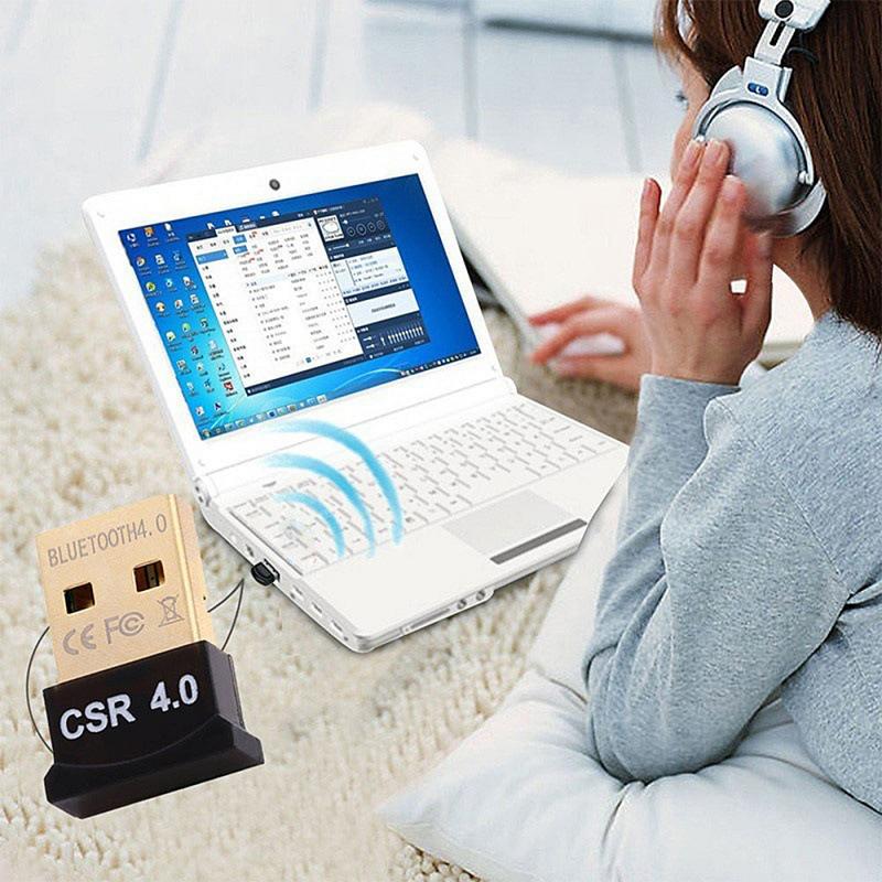 USB CSR 4.0 Bluetooth-compatible Adapter Receiver Wireless Dongle Music Mini Bluetooth-compatible Transmitter For PC Computer